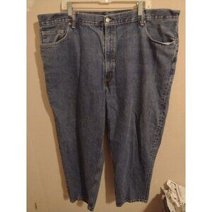 Levi's 560 Classic Straight Leg Denim Jeans Blue True Size Is 44x29